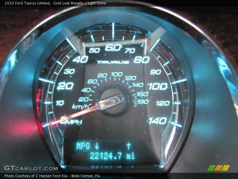 Gold Leaf Metallic / Light Stone 2010 Ford Taurus Limited