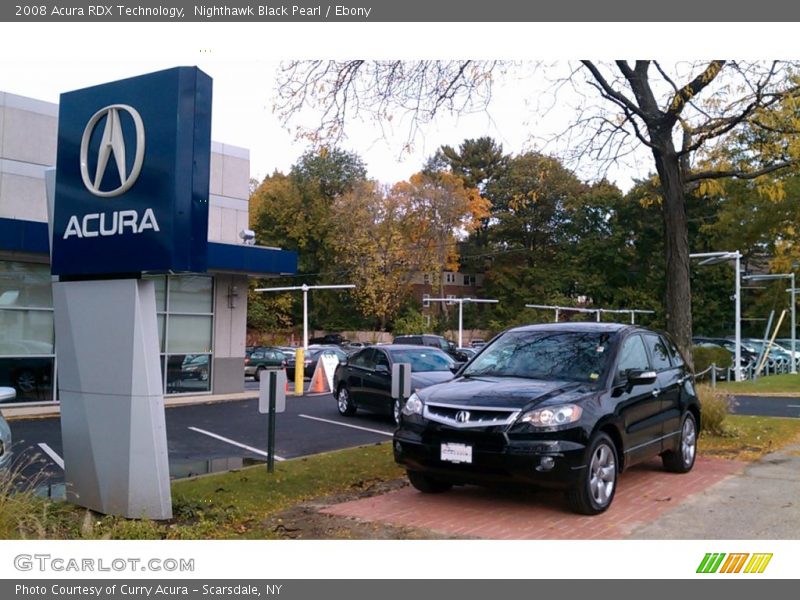 Nighthawk Black Pearl / Ebony 2008 Acura RDX Technology