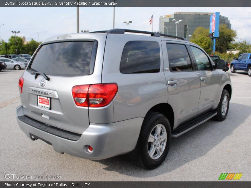Silver Sky Metallic / Graphite Gray 2009 Toyota Sequoia SR5