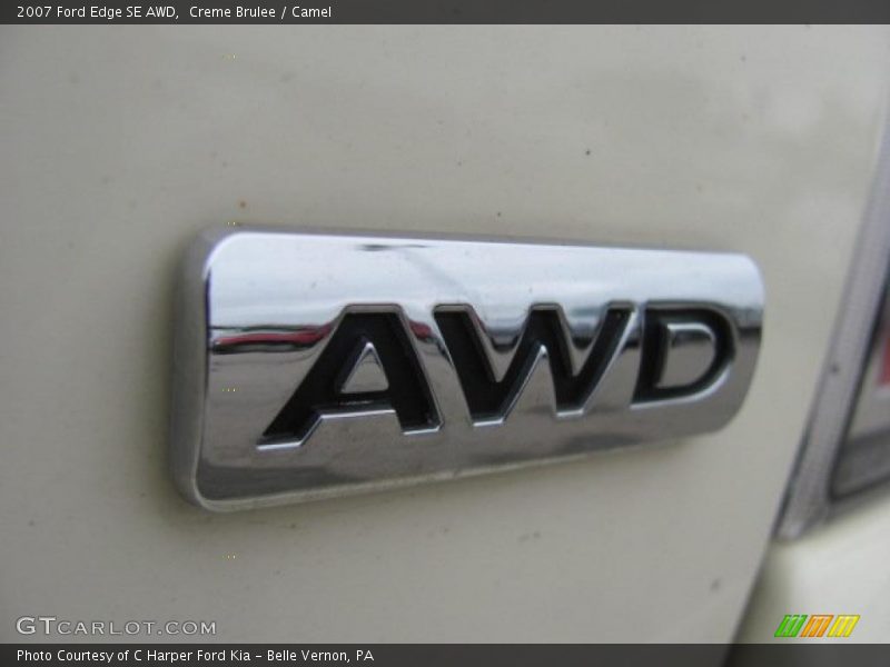 Creme Brulee / Camel 2007 Ford Edge SE AWD