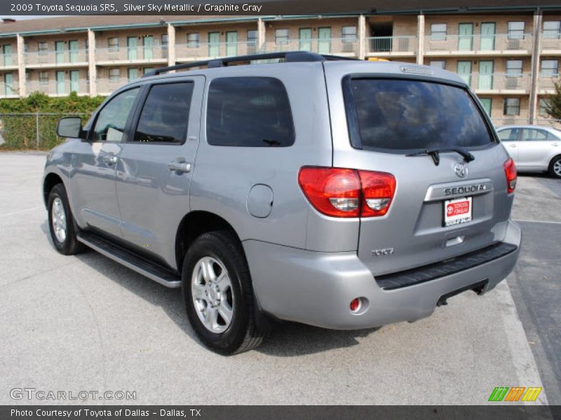 Silver Sky Metallic / Graphite Gray 2009 Toyota Sequoia SR5