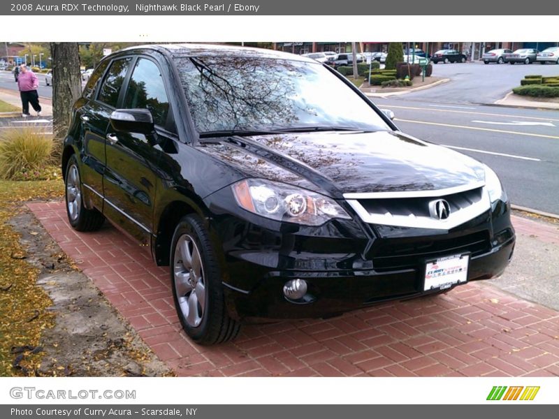 Nighthawk Black Pearl / Ebony 2008 Acura RDX Technology