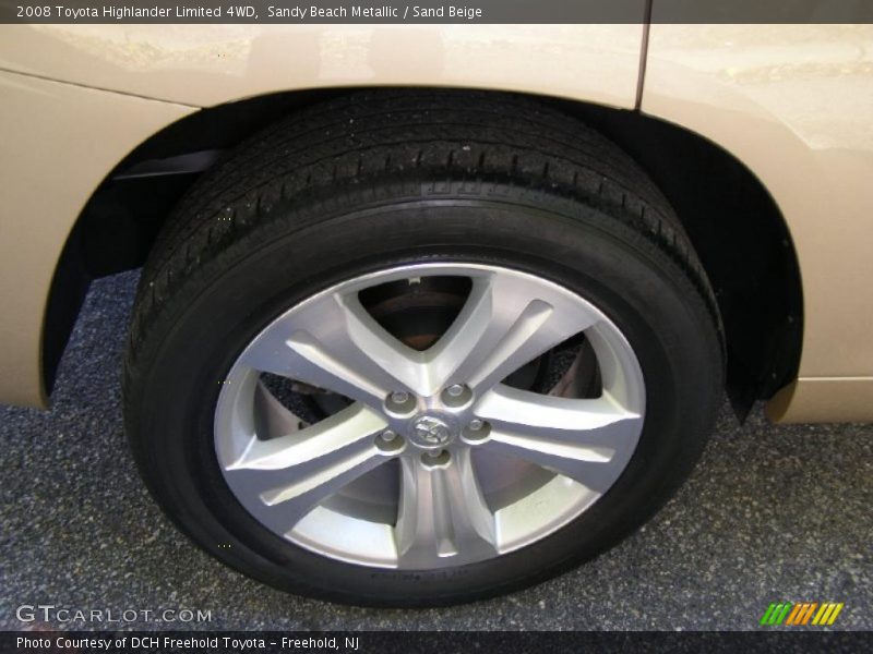 Sandy Beach Metallic / Sand Beige 2008 Toyota Highlander Limited 4WD