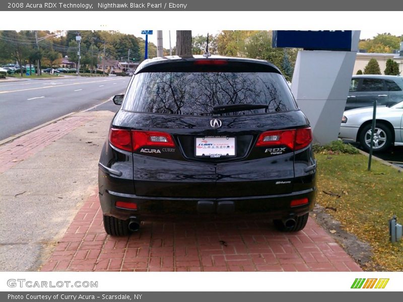 Nighthawk Black Pearl / Ebony 2008 Acura RDX Technology