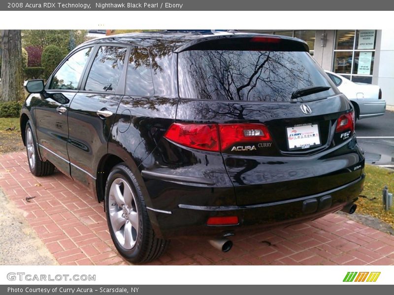 Nighthawk Black Pearl / Ebony 2008 Acura RDX Technology