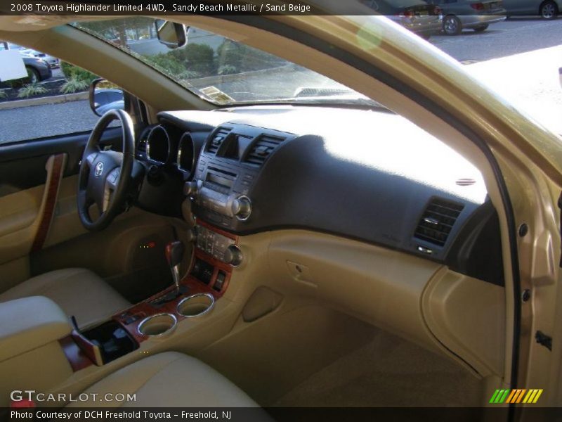 Sandy Beach Metallic / Sand Beige 2008 Toyota Highlander Limited 4WD