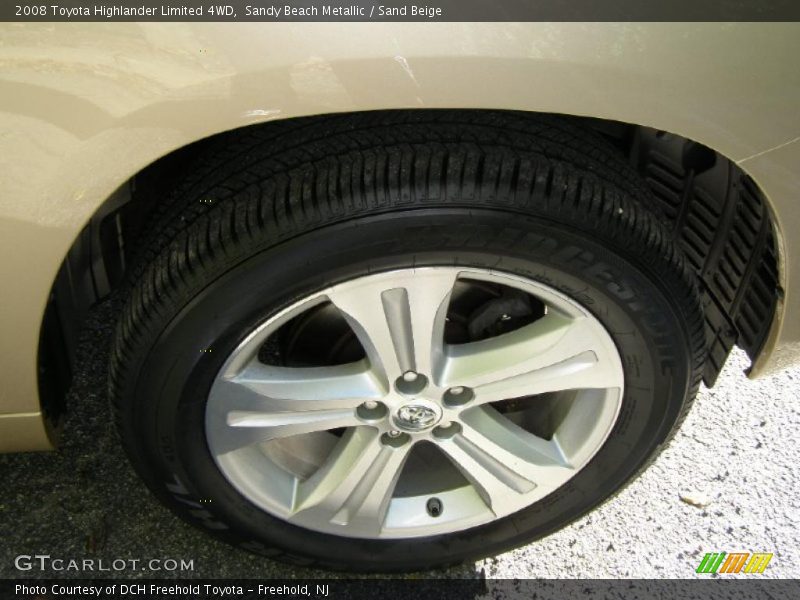 Sandy Beach Metallic / Sand Beige 2008 Toyota Highlander Limited 4WD
