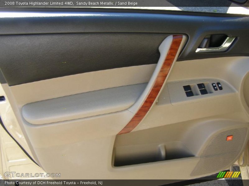 Sandy Beach Metallic / Sand Beige 2008 Toyota Highlander Limited 4WD