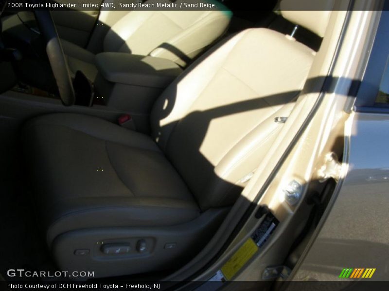 Sandy Beach Metallic / Sand Beige 2008 Toyota Highlander Limited 4WD