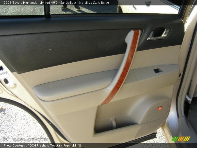 Sandy Beach Metallic / Sand Beige 2008 Toyota Highlander Limited 4WD