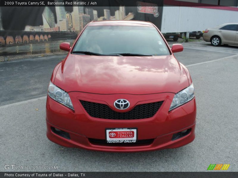 Barcelona Red Metallic / Ash 2009 Toyota Camry SE