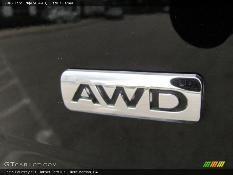 Black / Camel 2007 Ford Edge SE AWD