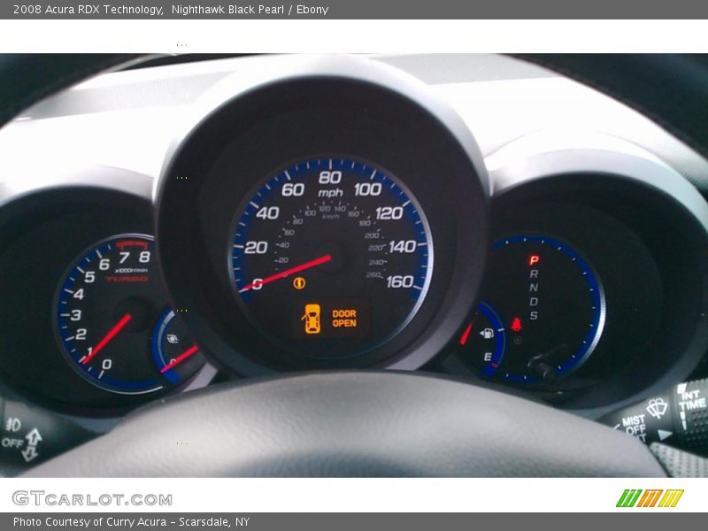 Nighthawk Black Pearl / Ebony 2008 Acura RDX Technology