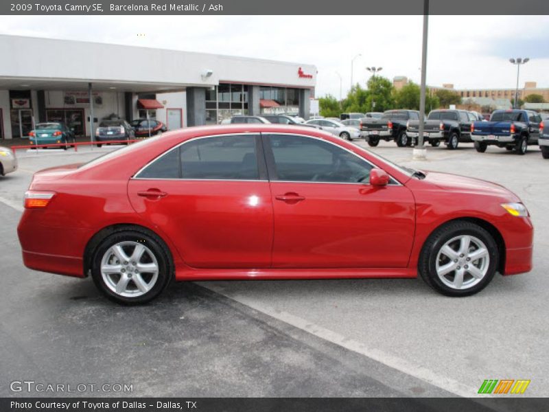 Barcelona Red Metallic / Ash 2009 Toyota Camry SE