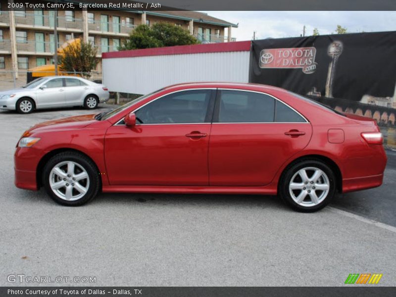 Barcelona Red Metallic / Ash 2009 Toyota Camry SE
