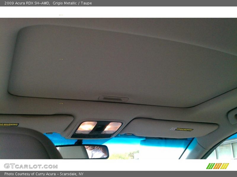 Sunroof of 2009 RDX SH-AWD