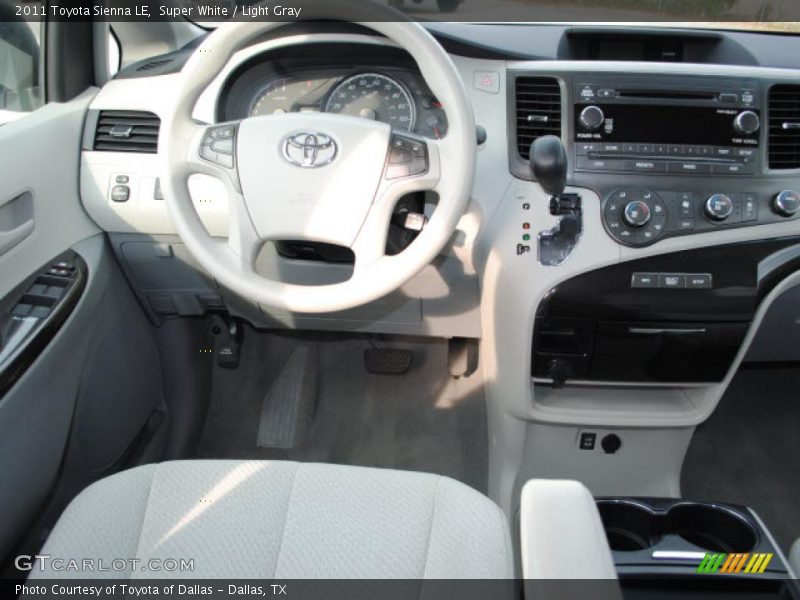 Dashboard of 2011 Sienna LE