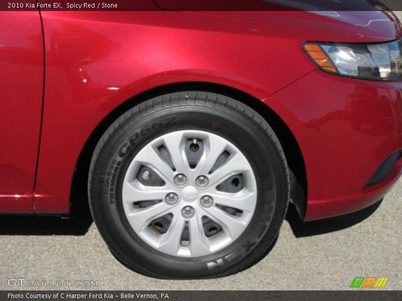 Spicy Red / Stone 2010 Kia Forte EX