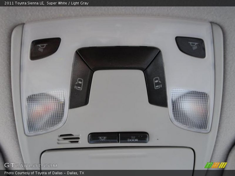 Controls of 2011 Sienna LE