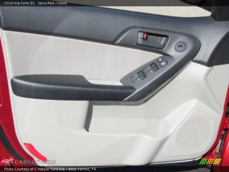 Spicy Red / Stone 2010 Kia Forte EX