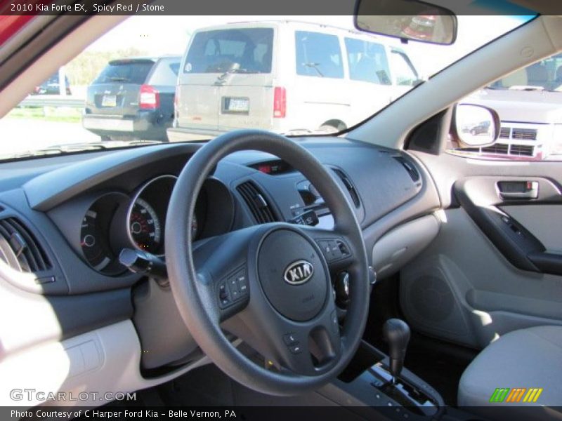 Spicy Red / Stone 2010 Kia Forte EX