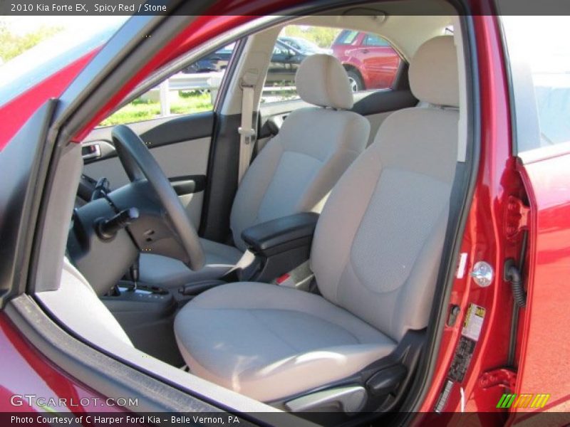 Spicy Red / Stone 2010 Kia Forte EX