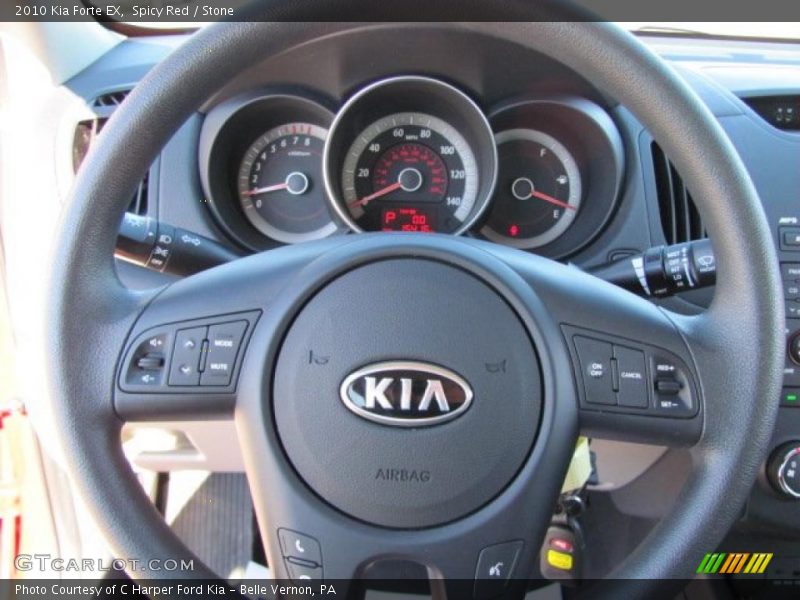 Spicy Red / Stone 2010 Kia Forte EX