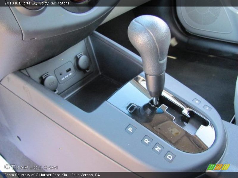 Spicy Red / Stone 2010 Kia Forte EX