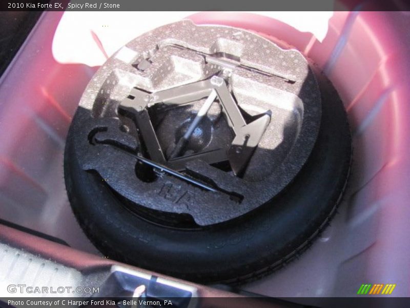 Spicy Red / Stone 2010 Kia Forte EX