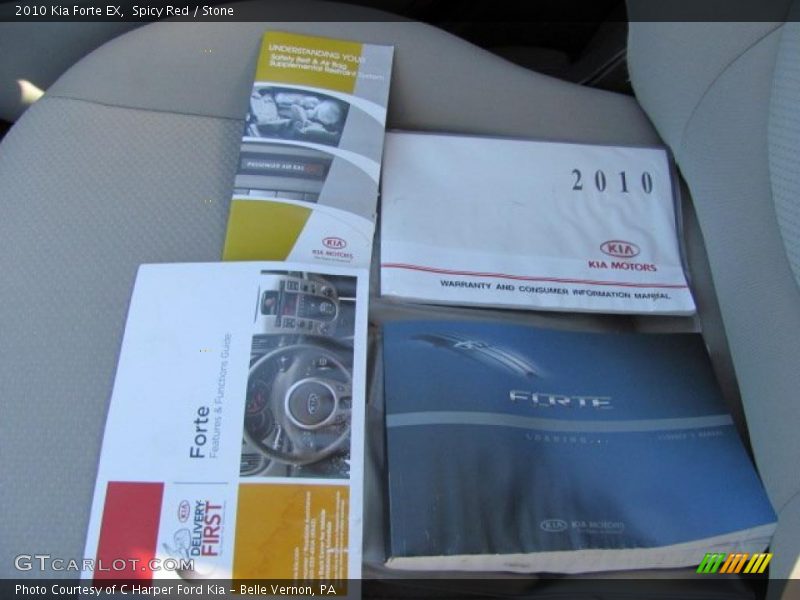 Spicy Red / Stone 2010 Kia Forte EX
