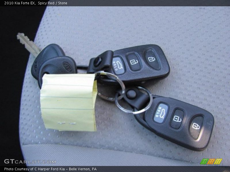 Spicy Red / Stone 2010 Kia Forte EX