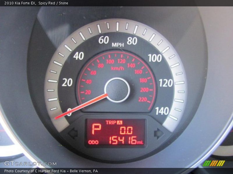 Spicy Red / Stone 2010 Kia Forte EX