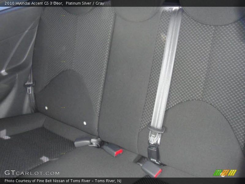Platinum Silver / Gray 2010 Hyundai Accent GS 3 Door