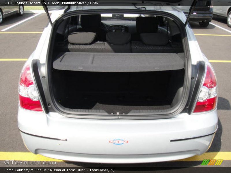 Platinum Silver / Gray 2010 Hyundai Accent GS 3 Door