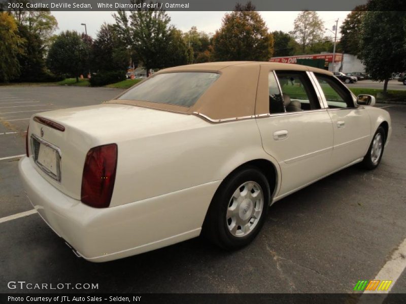 White Diamond Pearl / Oatmeal 2002 Cadillac DeVille Sedan