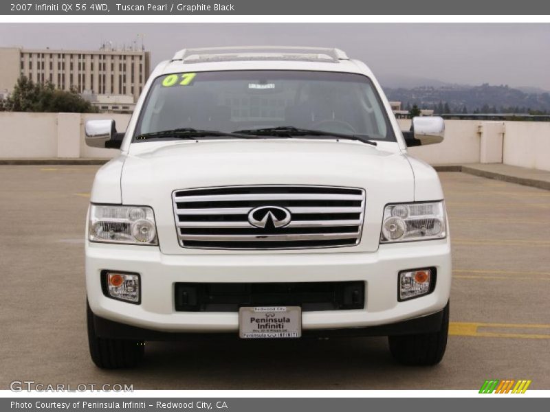 Tuscan Pearl / Graphite Black 2007 Infiniti QX 56 4WD