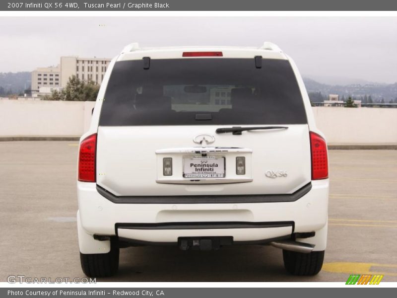 Tuscan Pearl / Graphite Black 2007 Infiniti QX 56 4WD