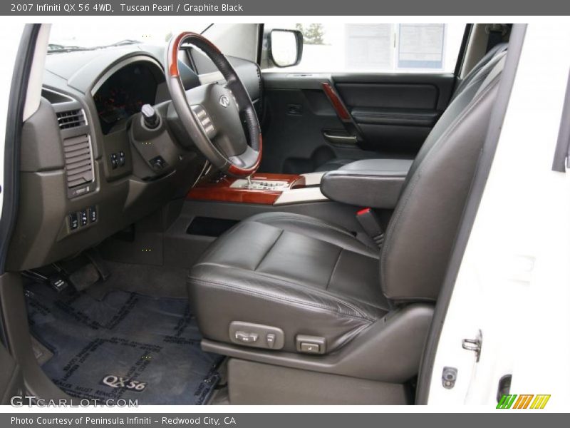 2007 QX 56 4WD Graphite Black Interior