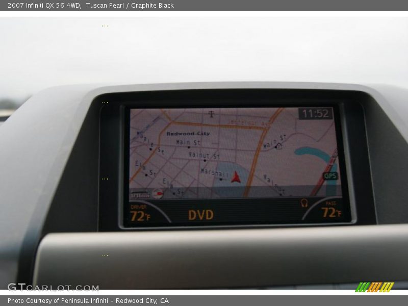 Navigation of 2007 QX 56 4WD