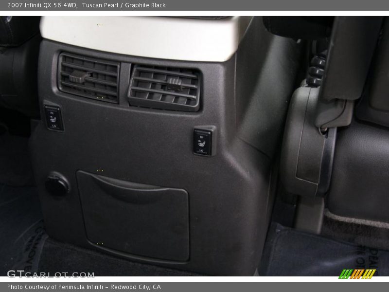 Tuscan Pearl / Graphite Black 2007 Infiniti QX 56 4WD