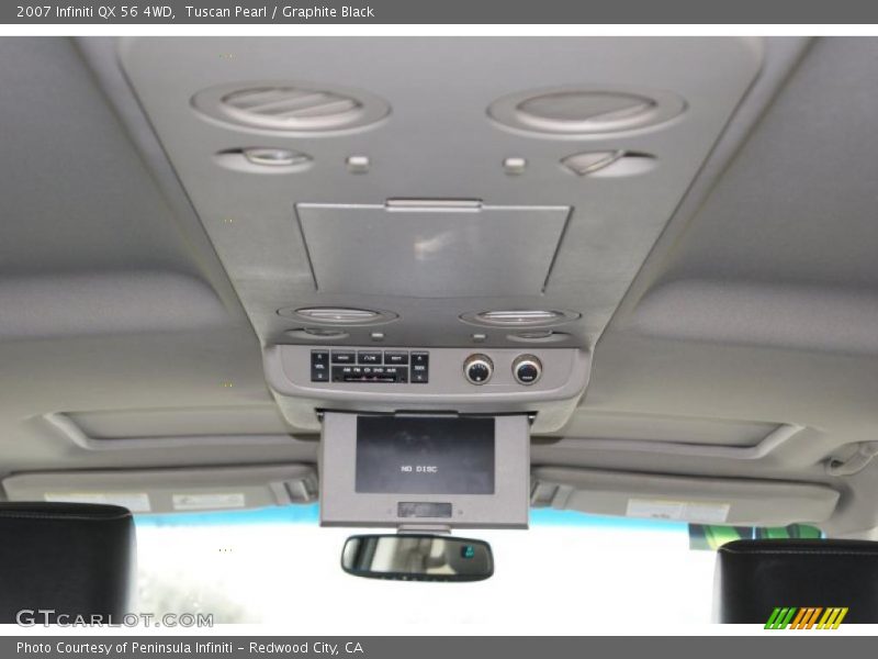 Tuscan Pearl / Graphite Black 2007 Infiniti QX 56 4WD