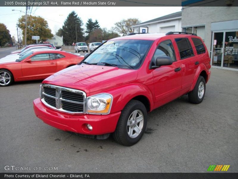Flame Red / Medium Slate Gray 2005 Dodge Durango SLT 4x4
