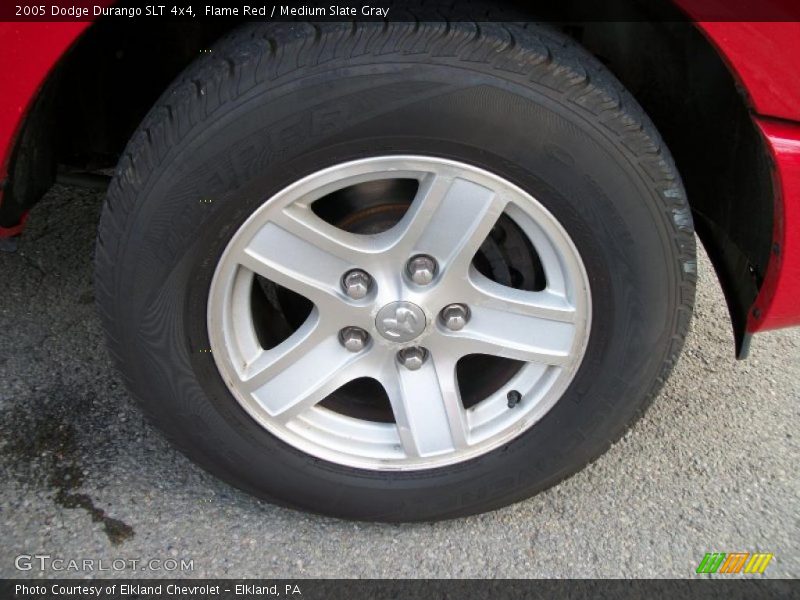 Flame Red / Medium Slate Gray 2005 Dodge Durango SLT 4x4