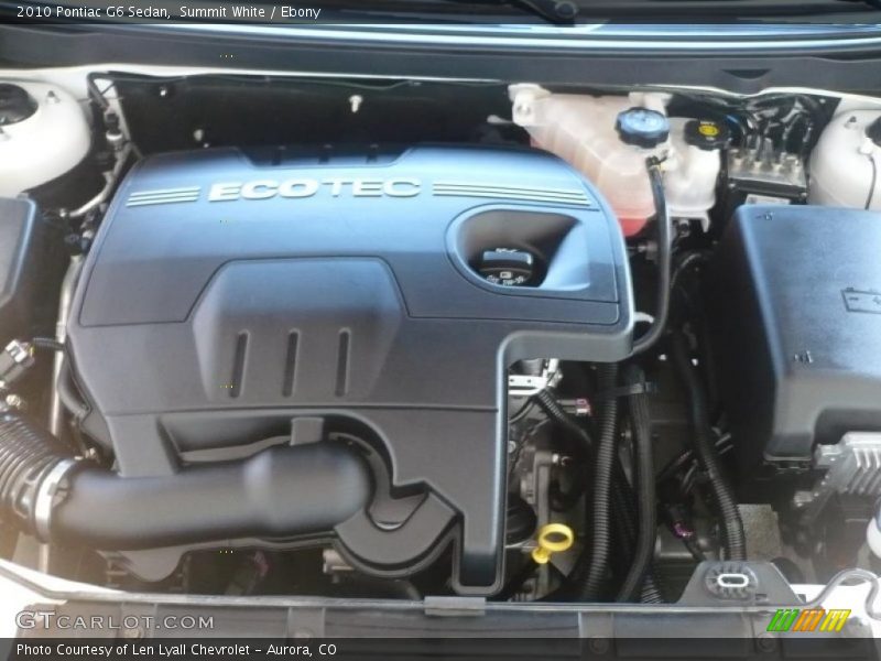 Summit White / Ebony 2010 Pontiac G6 Sedan