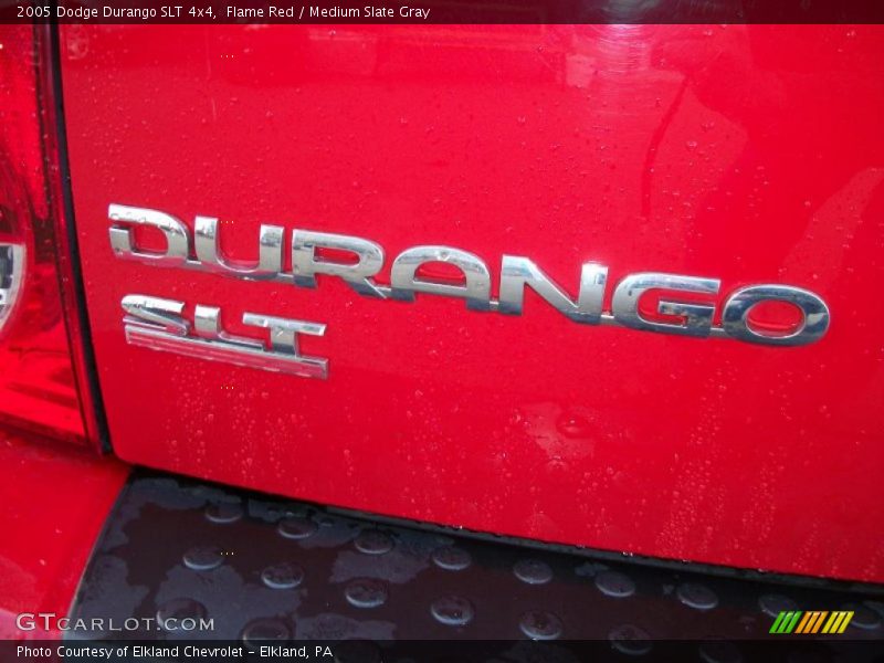 Flame Red / Medium Slate Gray 2005 Dodge Durango SLT 4x4