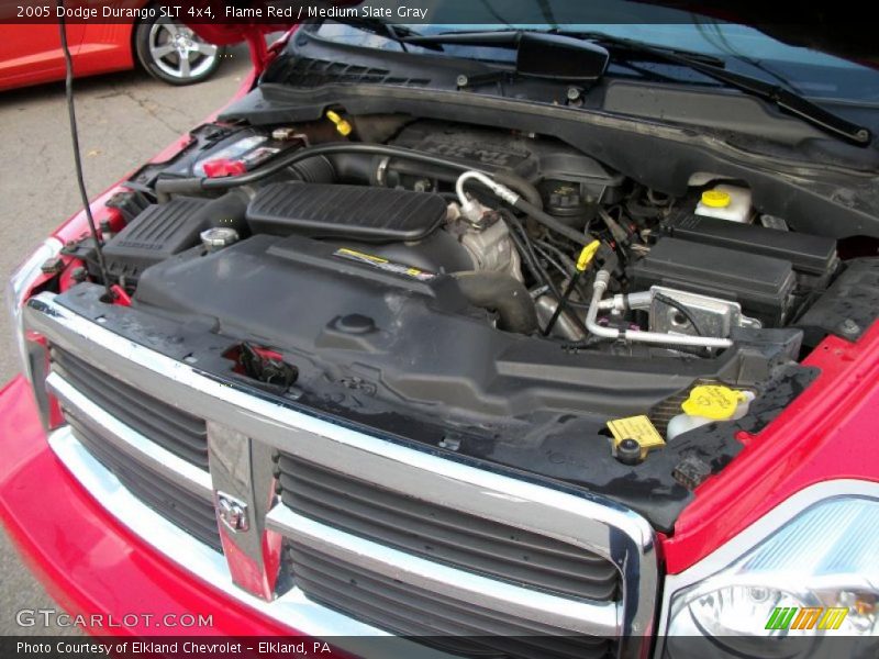 Flame Red / Medium Slate Gray 2005 Dodge Durango SLT 4x4