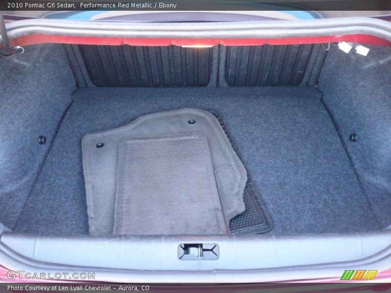 Performance Red Metallic / Ebony 2010 Pontiac G6 Sedan