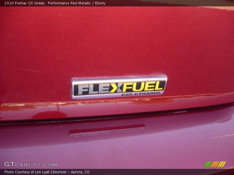 Performance Red Metallic / Ebony 2010 Pontiac G6 Sedan