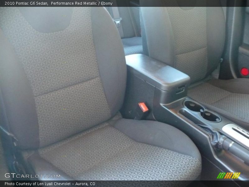 Performance Red Metallic / Ebony 2010 Pontiac G6 Sedan