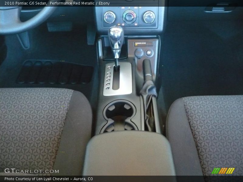 Performance Red Metallic / Ebony 2010 Pontiac G6 Sedan